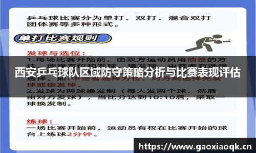 西安乒乓球队区域防守策略分析与比赛表现评估